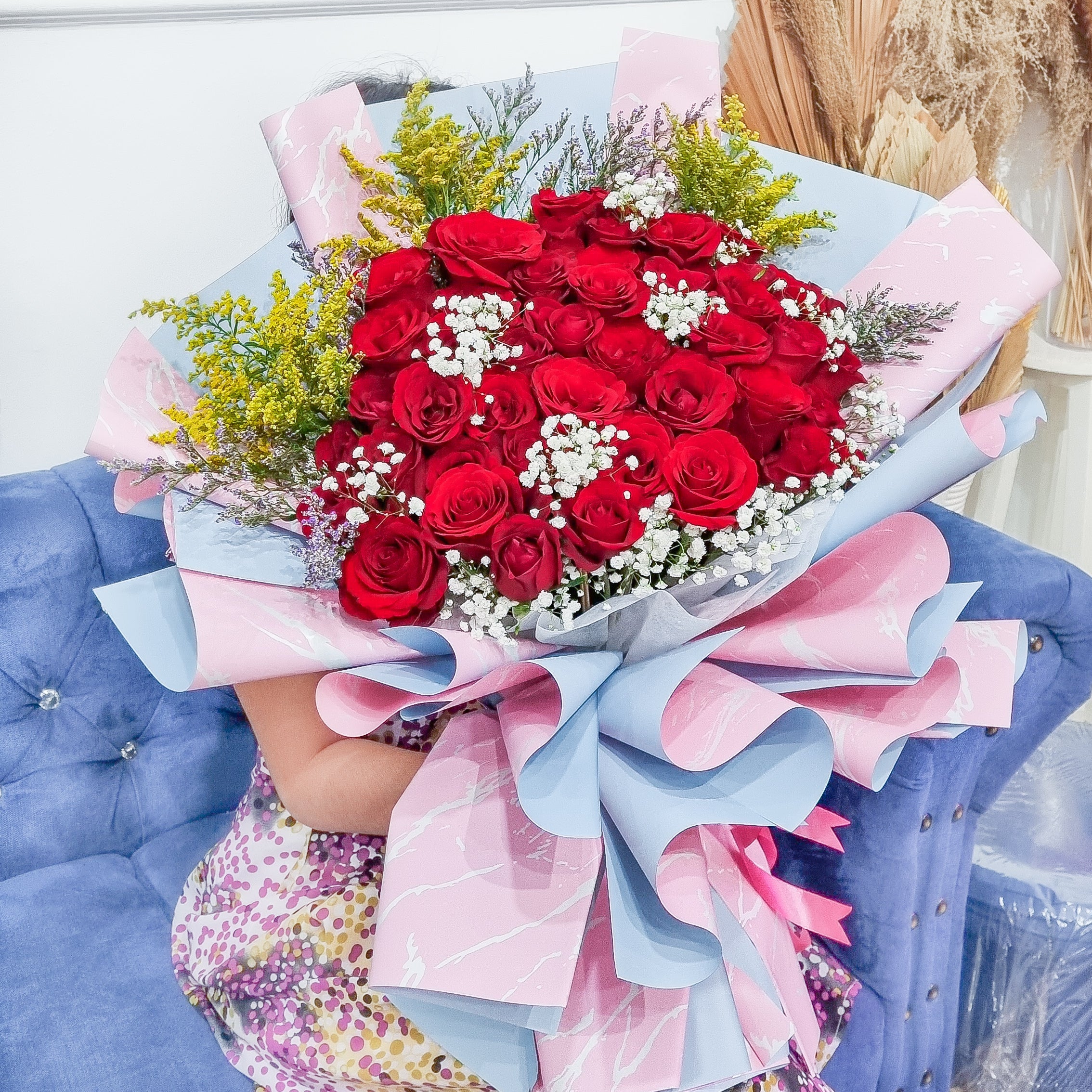 Blossom Red Rose - 52 Roses (Valentines's Day) – AURORA FLORIST