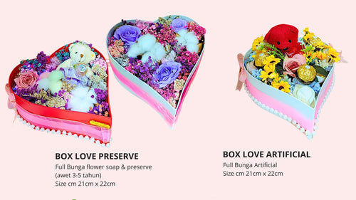 Full Bunga Flower Soap & Preserve .
