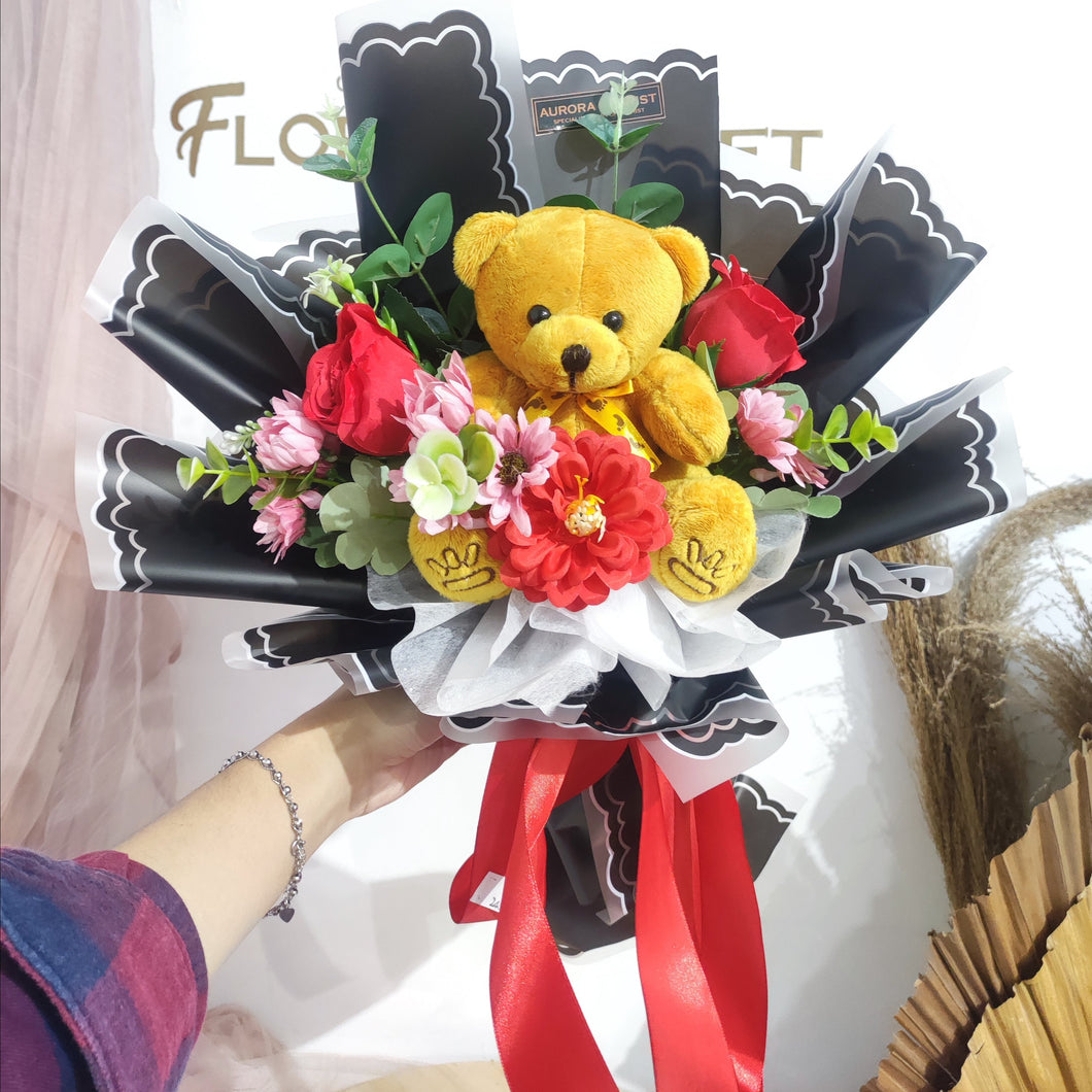 Bouquet Artificial and Soft Toys (01)