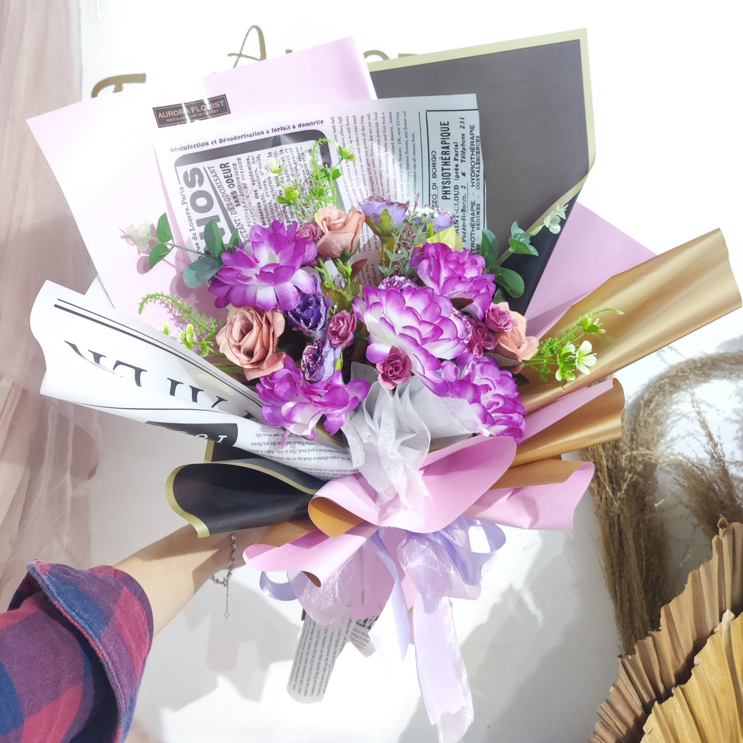 Bouquet Puple (Artificial Flower)