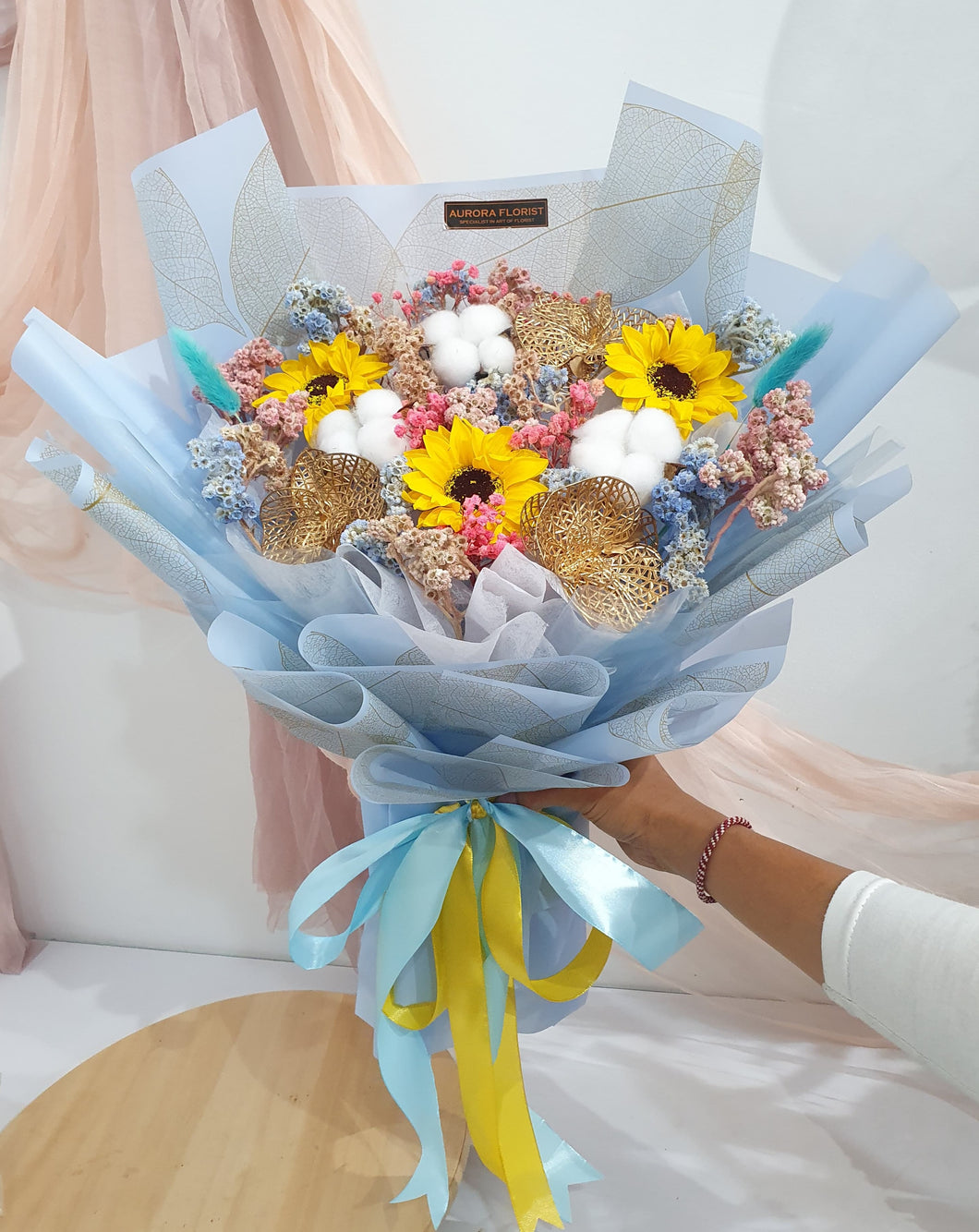 Sunflowers Bouquet  ( Preserved Flower)