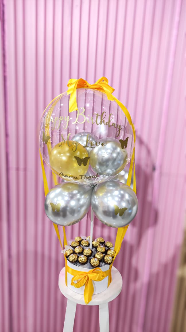 Box Balloon with Ferrero