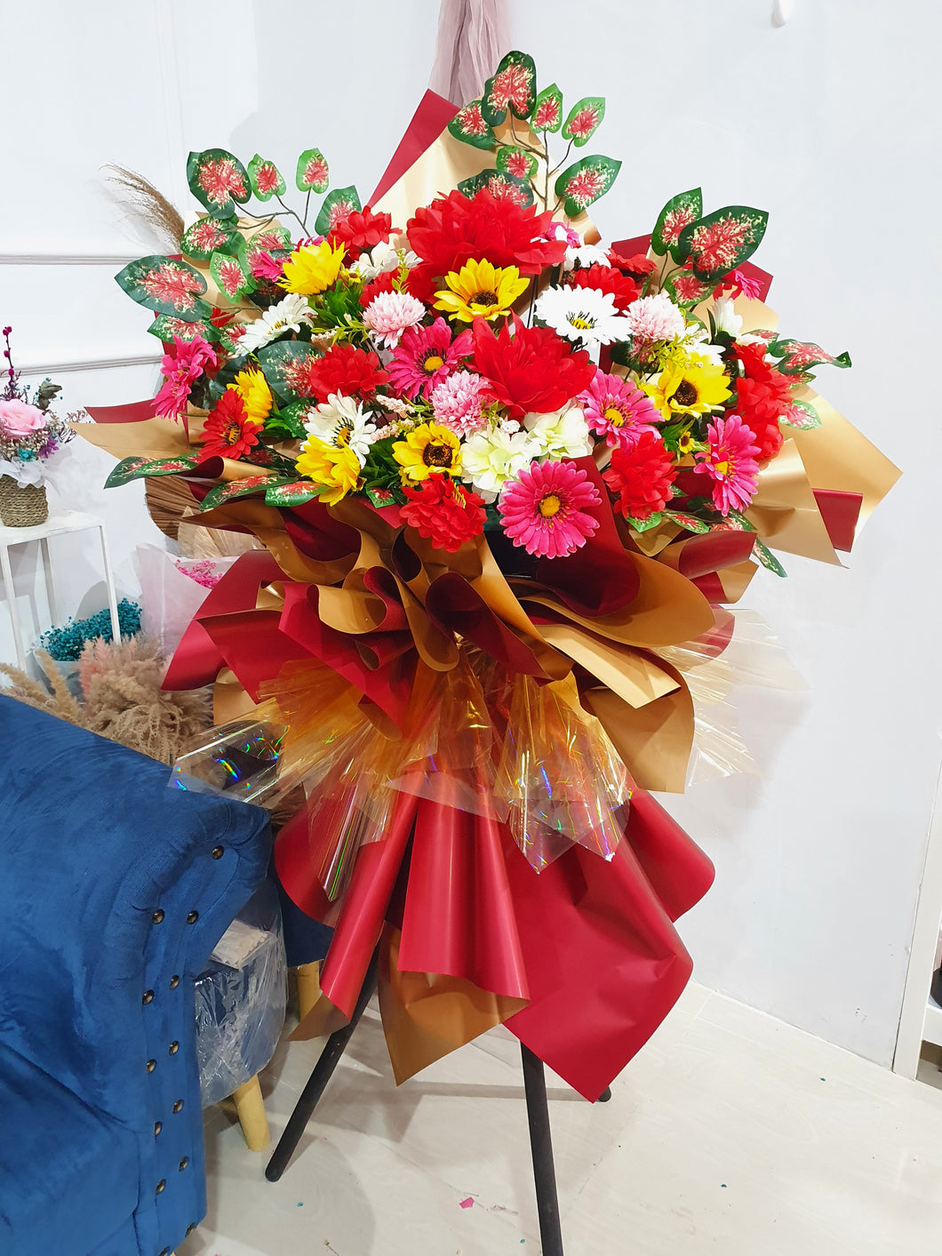 Flower Stand Bouquet (Artificial Flower)