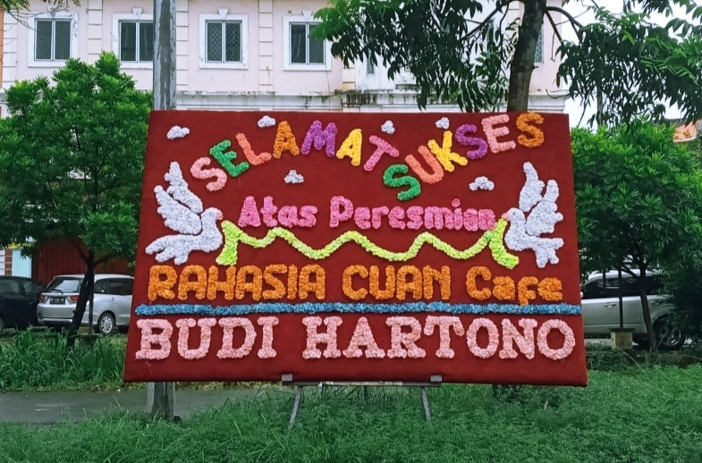 Flower Board (Papan Bunga Peresmian | Pembukaan) 1 Papan