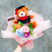 Load image into Gallery viewer, Mix Pastel Rose Graduation &amp; Teddy
