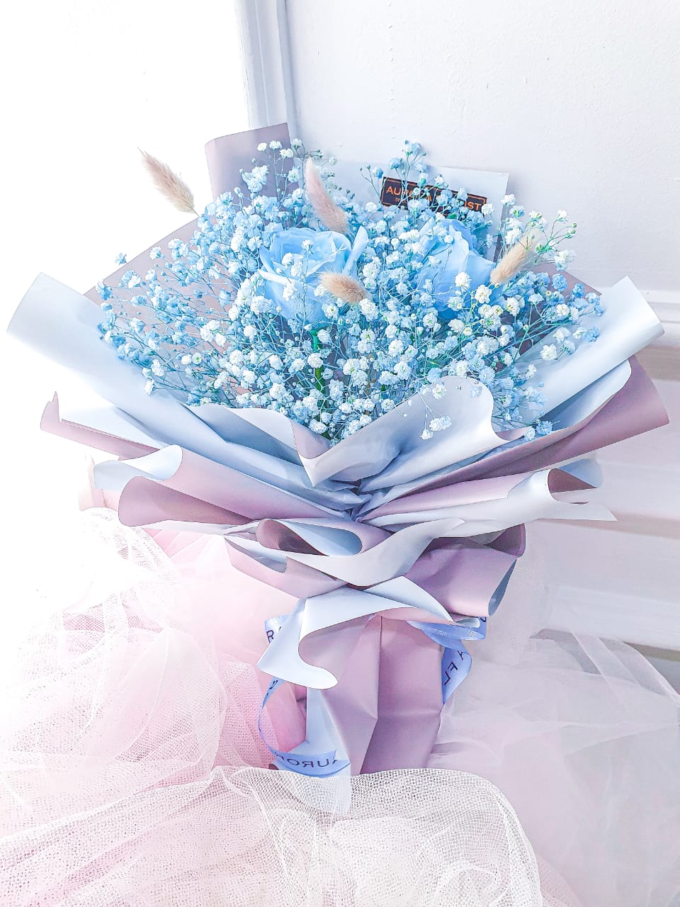 Blue Sky Everlasting with Roses