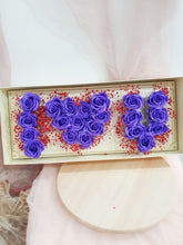 Load image into Gallery viewer, I Love U shape  Sweet Romance (Forever Roses)
